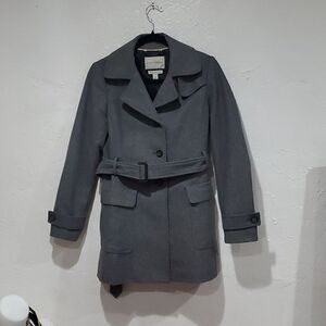 Banana Republic Italian Fabric Greg Pea Trench Coat Size S